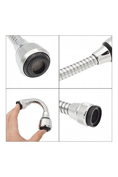 Blasko Prelungitor robinet turbo flex 360 rotatie, plasa ABS crom, economisire apa zilnica