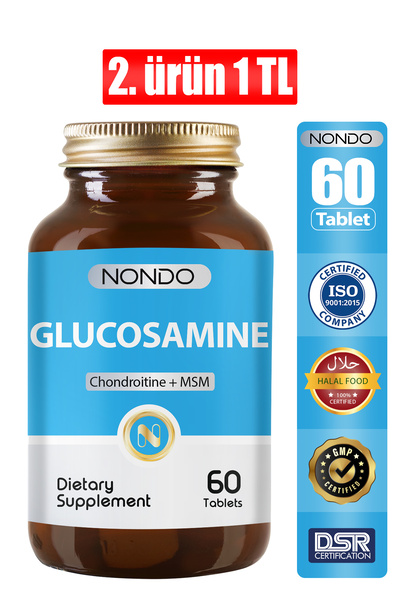 Nondo Glukozamin 60 Tablet (glukosamine Chondrotitin Msm Methly Sulphonly Met...