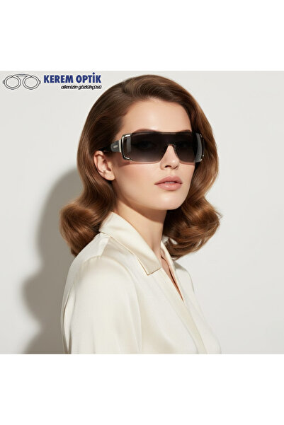 CALDİNİ Unisex Gri Metal Polarize Güneş Gözlüğü Cs105 C5