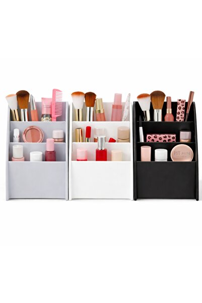 Ovio Ev&Yaşam 3 Bölmeli Çok Amaçlı Masaüstü Düzenleyici - Banyo Organizer (3 ...