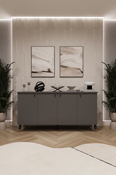 asratrend 4 Kapaklı Konsol-antrasit