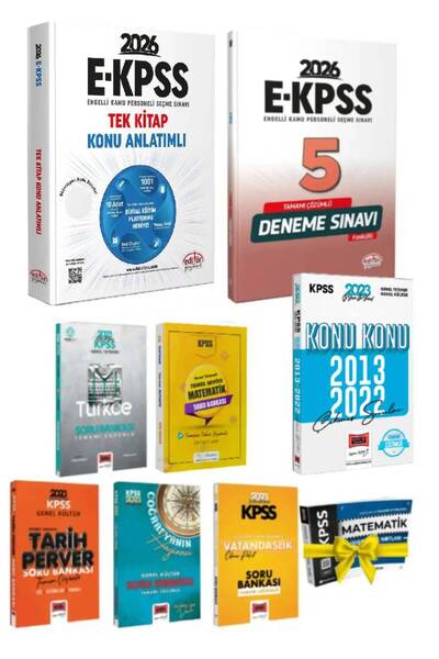 Editör Yayınevi 2026 Editör E KPSS GYGK Konu Anlatım+Editör EKPSS Deneme+GYGK...