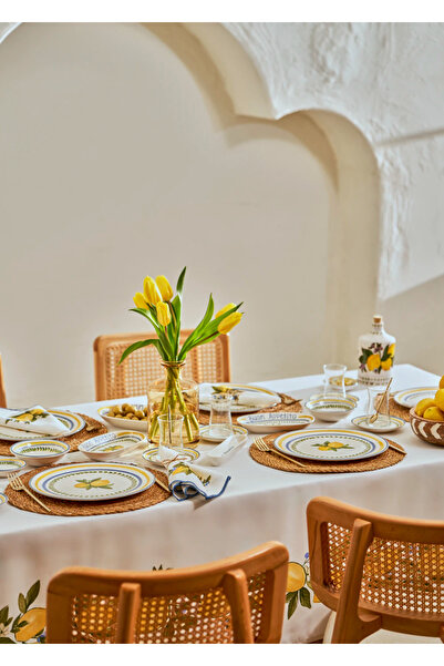 Bella Maison طقم إفطار بورسلين ليمونسيلو 26 قطعة لـ 6 أشخاص