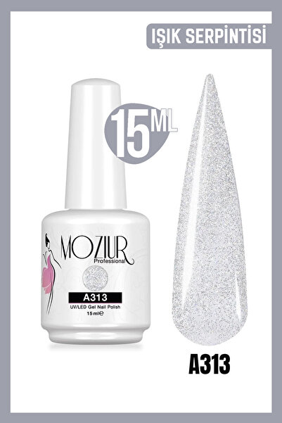MOZIUR Kalıcı Oje Uv Led A313 (SİMLİ SERİSİ) 15ml