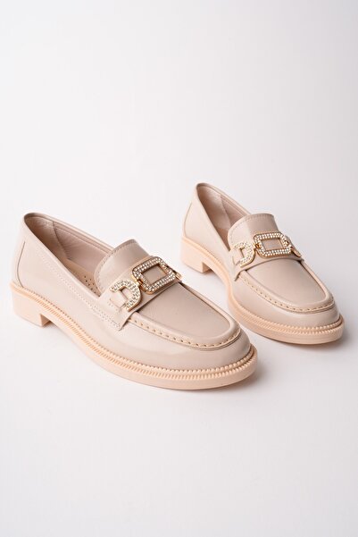 MUGGO ARVEN Pantofi casual de damă cu cataramă metalică și detalii din piatră