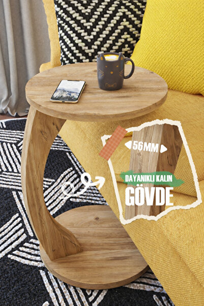 Entrea Design Tekerlekli C Sehpa Yan Sehpa Zigon Sehpa Koltuk Sehpası Servis ...