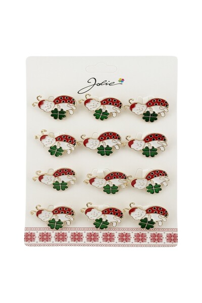 Flippy Set 12 Brose Martisor Primavara Buburuza cu Trifoi