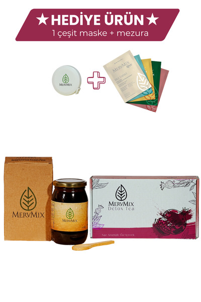 MervMix Sandoloz Sakızlı Macun Ve Narlı Bitkisel Çay