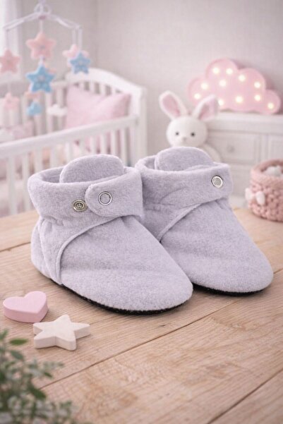 Peppino Organik Pamuk Astarlı, Bebek İlk Adım Ayakkabısı, Kaydırmaz Taban, Be...