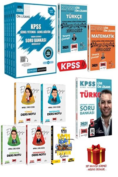 Pegem Akademi Yayıncılık 2026 Pegem Önlisans Gygk Soru Bankası Yargı Önlisans...