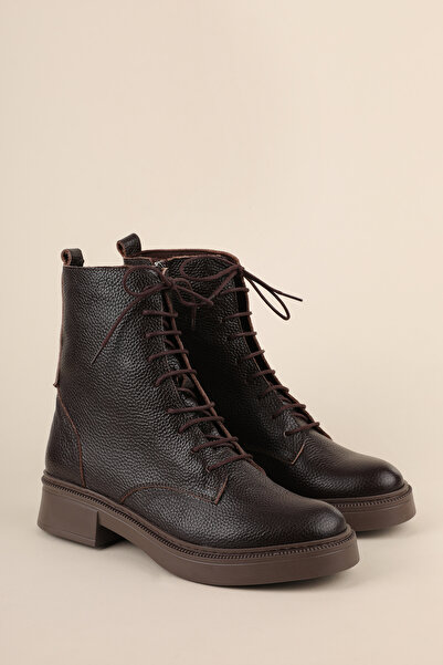 Gondol Hakiki Deri Rahat Günlük Postal Bot anl.2716 Kahverengi