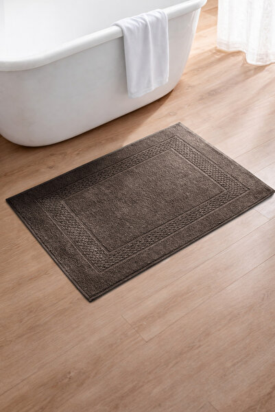 Ellia Soft Πετσέτα ποδιών Wilaya Μπάνιου 100% Βαμβάκι Χοντρό Υφή Ανθρακί 50x7...