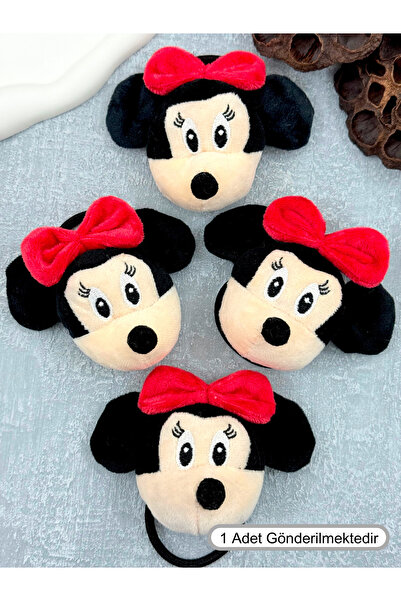 Tgc Aksesuar Minnie Peluş Lastik Toka ( 1 Adet )
