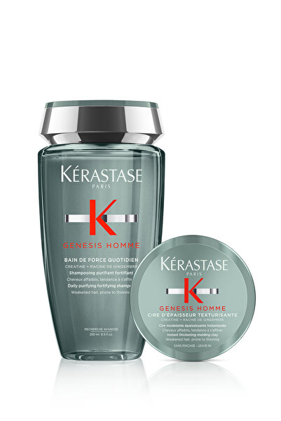 Kerastase Genesis Homme Erkeklere Özel Yoğunlaştırıcı Saç Bakım Seti