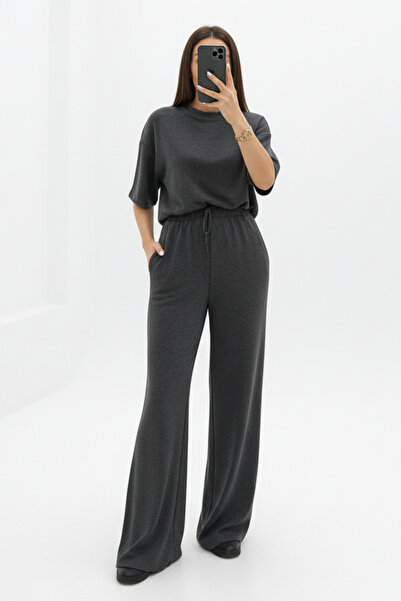 Runades Γυναικείο κοστούμι από χτενισμένο βαμβάκι με κοντό μανίκι από λύκρα, ...