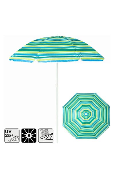 Funky Chairs Katlanabilir, Ayarlanabilir, Plaj, Deniz, Kamp Şemsiyesi 195 Cm