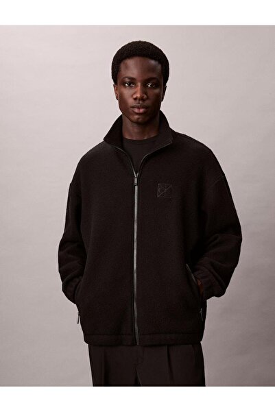 Calvin Klein WOOL BLEND POLAR FLEECE JACKET