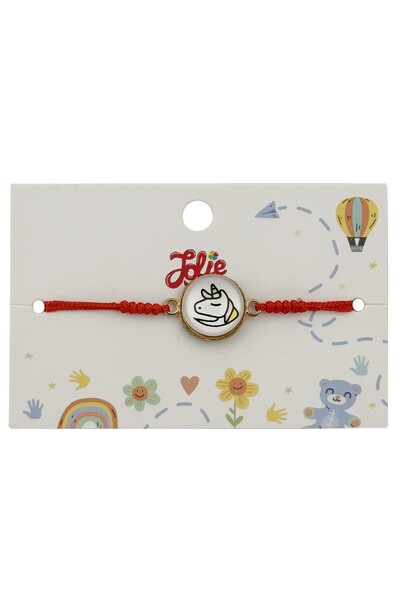 Flippy Martisor Bratara cu Impletitura pentru Copii, Model 28,Flippy