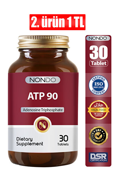 Nondo Atp 90 Adenozin Trifosfat 30 Enterik Tablet