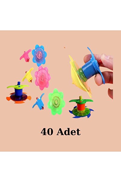 Nostaljik Lezzetler Kurmalı Topaç Çiçek Model (40 Adet)