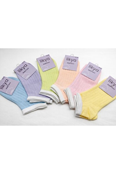 Likya KADIN NUDE PATİK ÇORAP 6 LI