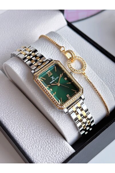 Daniel Klein Çelik Taşlı Kadın Kol Saati Garantili 3 Atm Su Geçirmezlik Bilek...