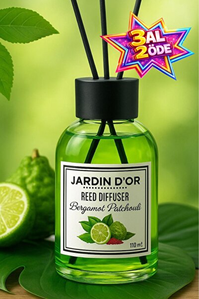 JARDIN D'OR Bergamot Patchoulı Reed Dıffuser Çubuklu Oda Kokusu 110 Ml 868152...
