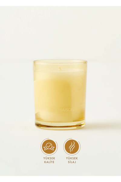 Bella Maison Amberwood Trail Soya Wax Kokulu Mum Sarı (120 gr)