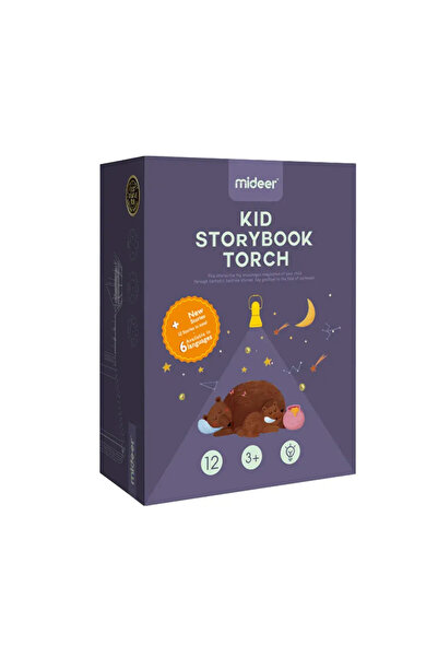 Mideer Masal Projektörü (4ü 1 Arada) Kids Storybook Torch