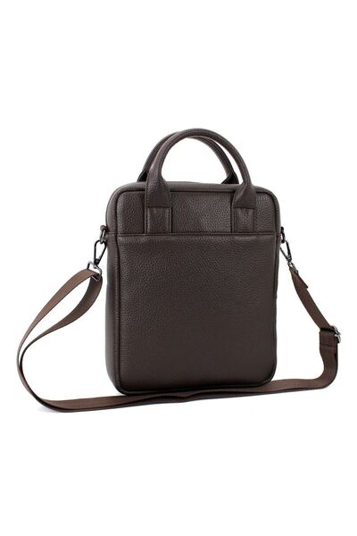 deri,se club Men's Brown 11.5 Inch iPad Tablet Notebook Laptop Bag with Shoulder Strap