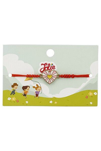 Flippy Martisor Bratara cu Impletitura pentru Copii, Inima.Jolie