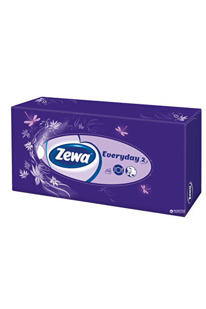 Zewa Șervețele faciale cu 2 straturi, de zi cu zi, 100 bucăți