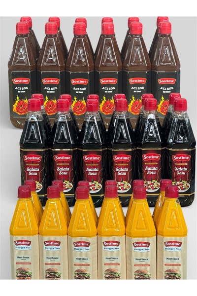 SOSTİME 3’LÜ ÜRÜN KAMPANYASI BURGER EKŞİLİ VE ACI SOS
