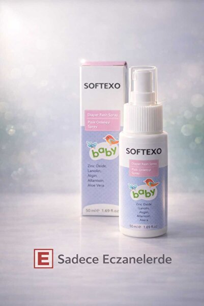 OPTİMUM PHARMA Softexo Baby Bebek Pişik Önleyici Sprey 50 ML