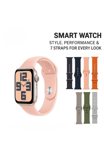 Generic Smart watch Series 9 full screen with wireless charging feature and s...