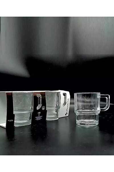 Paşabahçe Hill 4'lü Kulplu Fincan - Bardak 320 cc YENİ SERİ 55843 ORJin. Kutu...