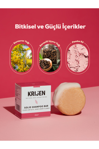 Krijen Karanfil & Kantaron Katı Şampuan 100 gr