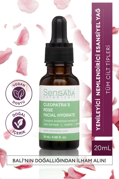 Sensatia Botanicals Tüm Ciltler için Doğal Yüz Nemlendirici - Yenileyici Parl...
