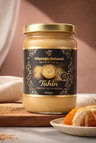 Köyceğiz Bahçesi طحينة السمسم الذهبية العضوية - 650 جرام
