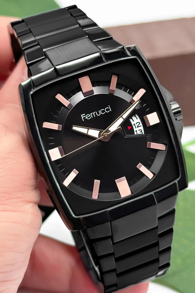 Ferrucci Men's Wrist Watch, Steel Band & Special Design, 3Atm Water Resistant...