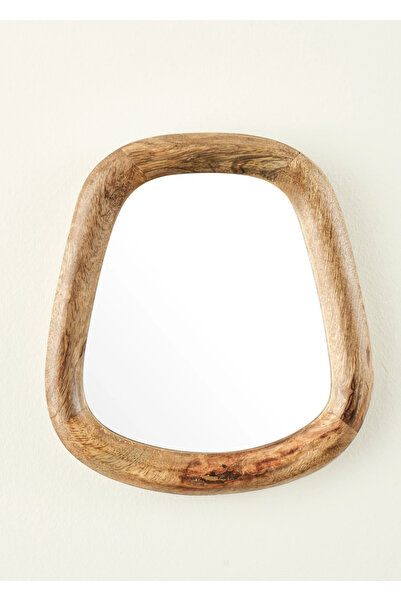 Bella Maison Bade Mango Ağacı Ahşap Ayna Naturel (19,5x2,5x22 cm)