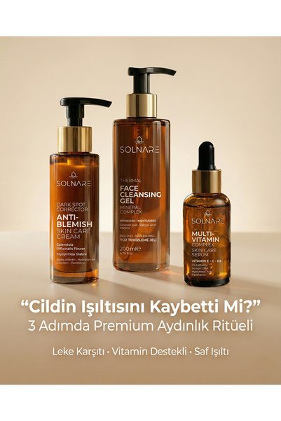 Solnare Işıltı Routine Set |   Premium Skin Care Trio