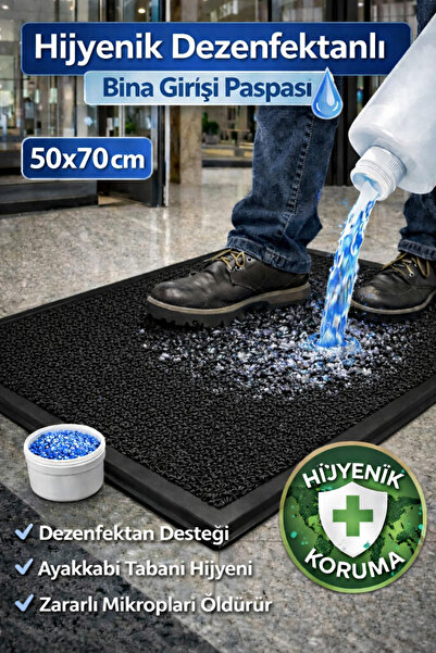 Çobanoğlu Hijyen Havuz Dezenfektan Kauçuk Lastik Paspas Büyük Boy 50x70 Cm