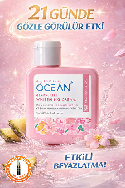 Ocean Dış Genital Bölge Beyazlatıcı FLASH EFFECT Krem ( Yüz, Koltuk Altı, Bik...