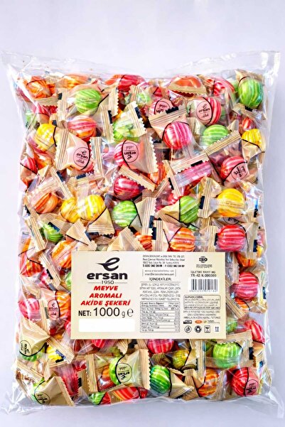 Ersan MİX MEYVE AROMALI AKİDE ŞEKERİ - 1000 GR