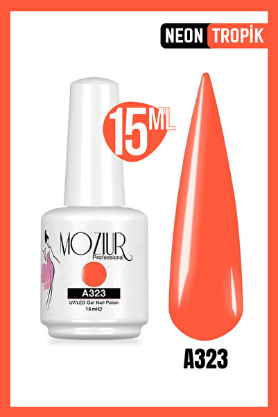 MOZIUR Kalıcı Oje Uv Led A323 (NEON SERİSİ) 15ml