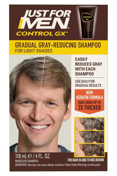 Just For Men Controlgx Gray Hair Darkening Shampoo (Light Colors) 118ml
