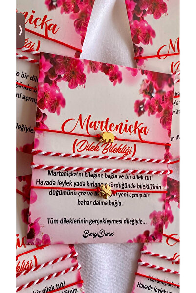 BeryDenz Fil Yonca Ve Marteniçka Şans Bileklik Seti
