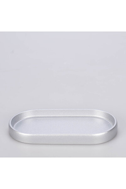 Selim صينية بيضاوية صغيرة فضية