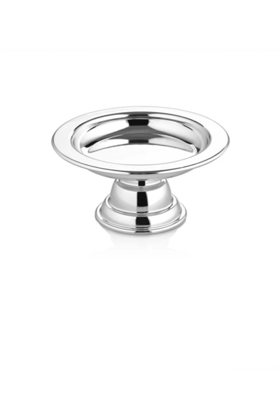 EVRAHATT GÜMÜŞ 6’lı Ayaklı Hurmalık – Lokumluk – Çerezlik Sunum Kasesi Seti